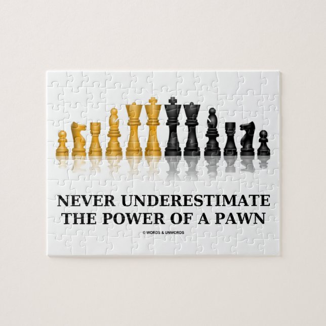 Puzzle Ne Sous-Estimez Jamais La Puissance D'Un Pion (Éch (Horizontal)