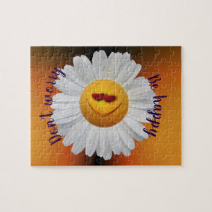 Puzzle ne vous inquiétez pas, soyez heureux