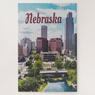 Puzzle Nebraska City Skyline Omaha