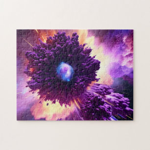 Puzzle Nebula violette événement cosmique dans les nuages