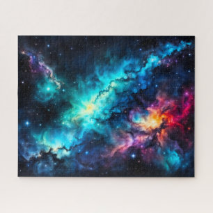 Puzzle Nébuleuse Colorée Galaxie Espace Extra-Atmosphériq