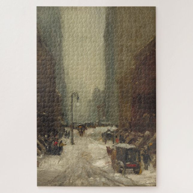Puzzle Neige à New York (hiver à New York) (Vertical)