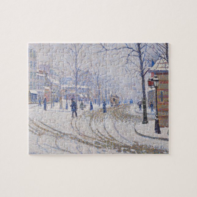 Puzzle Neige, Boulevard de Clichy, Paris, 1886 (Horizontal)