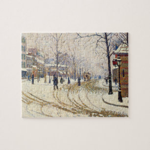 Puzzle Neige, Boulevard de Clichy, Paris par Paul Signac