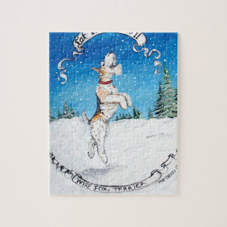 Puzzle Neige de Fox Terrier