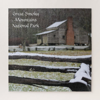 Puzzle Neige de Smoke Mountain Cades Cove