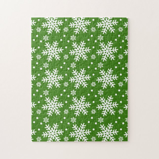 Puzzle Neige et flocons de neige (Vertical)