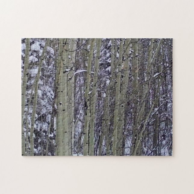 Puzzle Neige tombant sur Aspen (Horizontal)