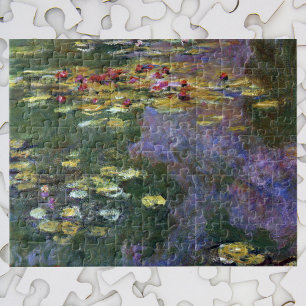 Puzzle Nénuphars par Claude Monet, Vintage Nature Art