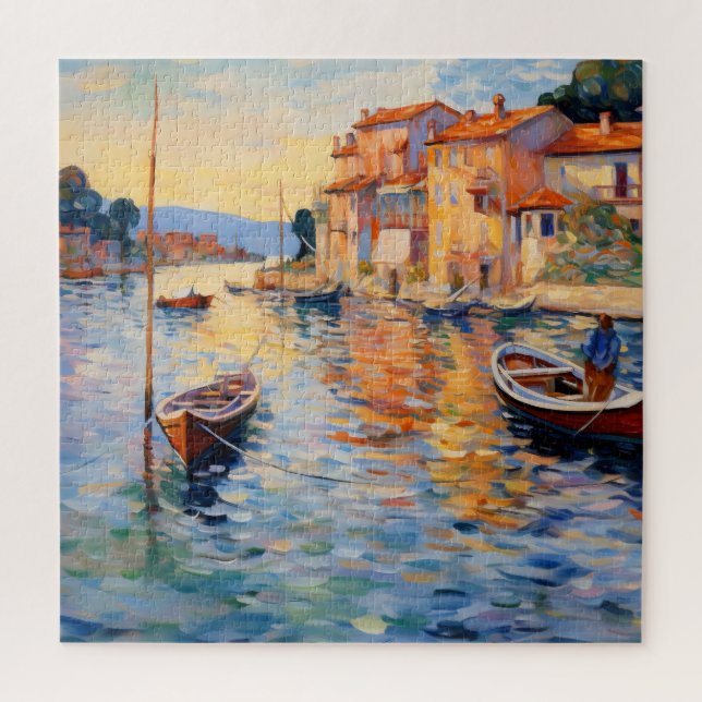 Puzzle Néo-impressionnisme de port (Vertical)