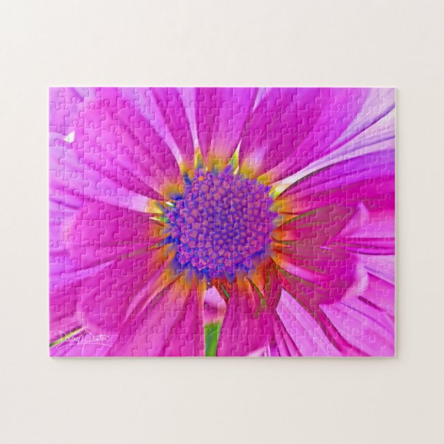 Puzzle Neon Daisy (Horizontal)