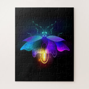 Puzzle Neon Firefly sur noir