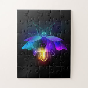 Puzzle Neon Firefly sur noir