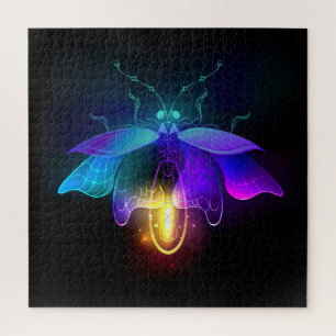 Puzzle Neon Firefly sur noir