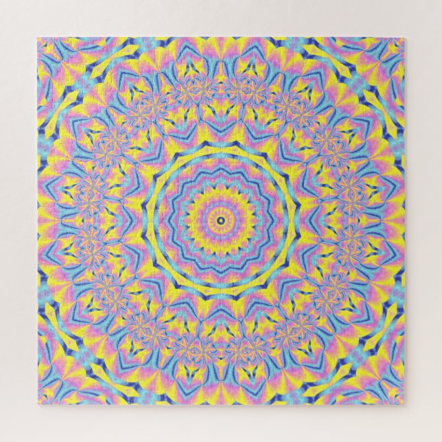 Puzzle Neon Mandala (Vertical)