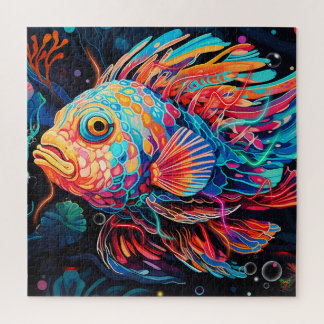 Puzzle 🐙 Neon Stargazer Fish