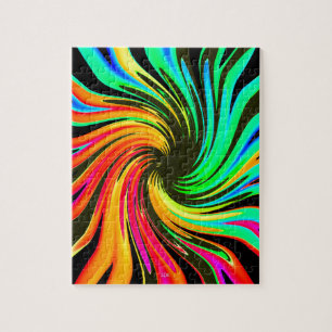 Puzzle Neon Whirlpool Galaxy