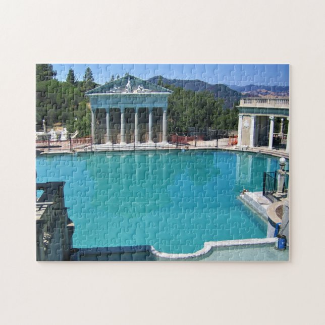 Puzzle Neptune pool at Hearst Castle, San Simeon, CA (Horizontal)