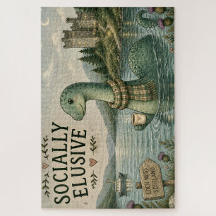 Puzzle Nessie Cryptide Confortable Élusive Socialement Lo