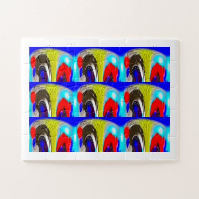 Puzzle Neuf fontaines fantaisistes d'art (Horizontal)