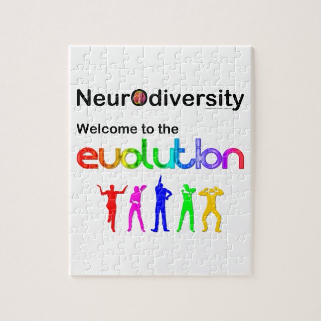 Puzzle Neurodiversité Bienvenue dans l'Évolution (Vertical)