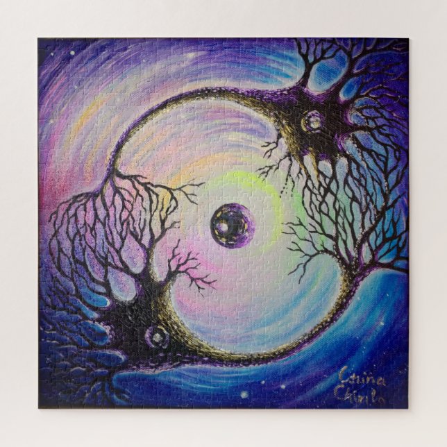 Puzzle neurones connectés (Vertical)