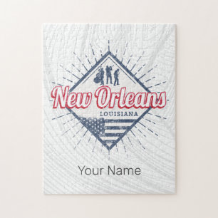 Puzzle New Orleans City Louisiane États-Unis Vintage