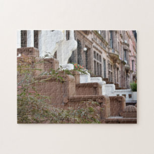 Puzzle New York Brownstones Upper West Side Building NYC