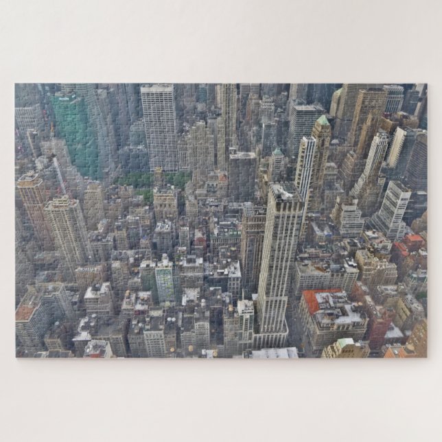 Puzzle New York City d'au-dessus de 1014 pièce Jigsaw Puz (Horizontal)