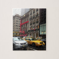 New York City Fifth Avenue Taxi Photographie NYC