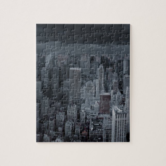 Puzzle New York City la nuit (Vertical)