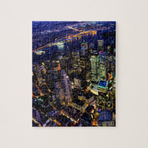 Puzzle New York City, Manhattan, États-Unis paysage urbai