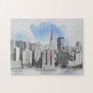 Puzzle New York City Manhattan Skyline