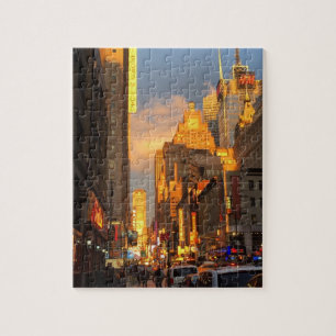 Puzzle New York City NYC Broadway Theatre District Sun