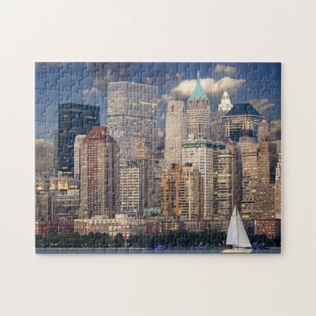 Puzzle New York City Skyline depuis Hudson River (Horizontal)