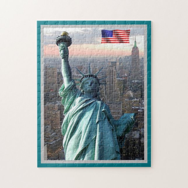 Puzzle New York City - Statue de la Liberté - États-Unis (Vertical)