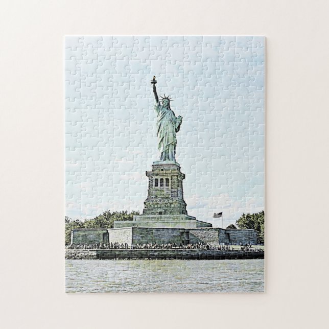 Puzzle New York City - Statue of Liberty (Vertical)