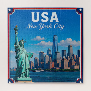 Puzzle 🗽 New York City USA Souvenir de visite de la skyl