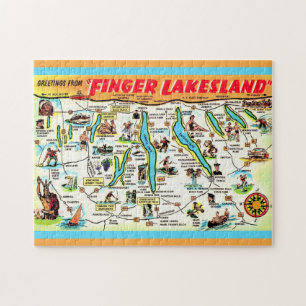 Puzzle New York Finger Lakes 11x14