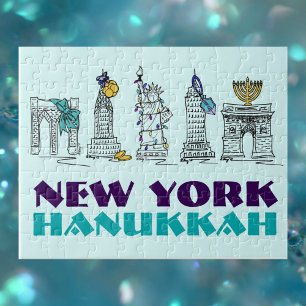 Puzzle New York Hanoukka Chanukah NYC Fête juive