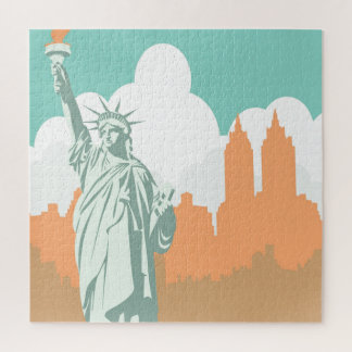 Puzzle New York ne dort jamais Vintage