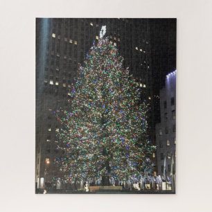 Puzzle New York Rockefeller Center Christmas Tree NYC