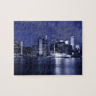 Puzzle New York Skyline la nuit