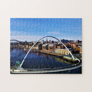 Puzzle Newcastle Photo du pont Millennium