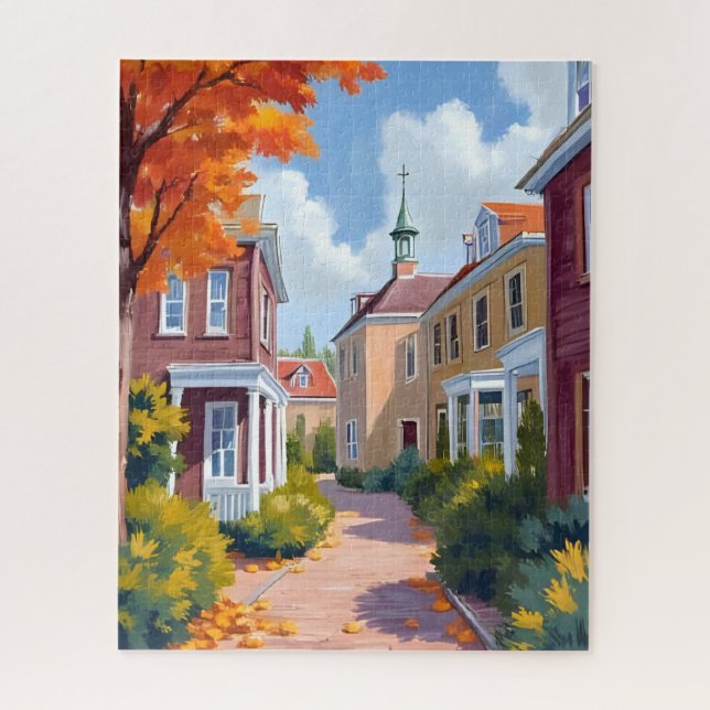 Puzzle Newport Rhode Island Aquarelle (Vertical)