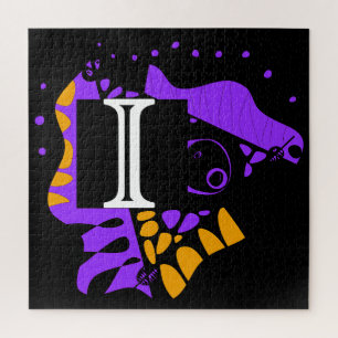 Puzzle Nid d'oiseau - Lettre initiale personnalisée I