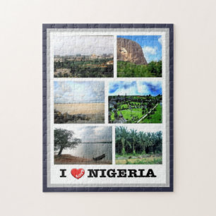 Puzzle Nigeria - I Love -