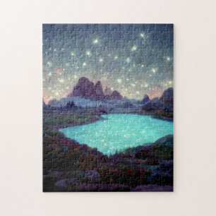 Puzzle Night Sky Stars Imaginaire Paysage