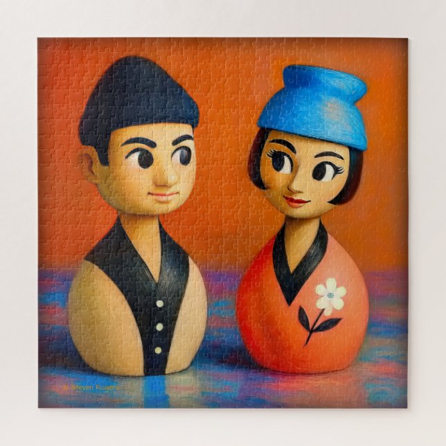 PUZZLE NIKO ET HANA PUZZLE. 20 X 20 POUCES. (Vertical)