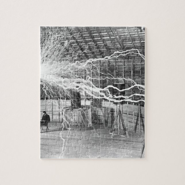 Puzzle Nikola Tesla Electricity (Vertical)